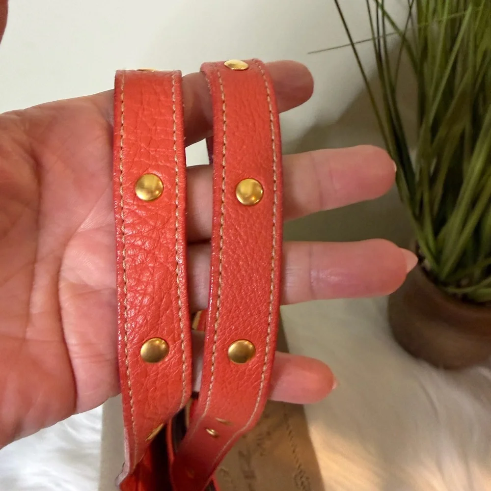 Prada Beige and Red Canvas Tote - Picture 6 of 8